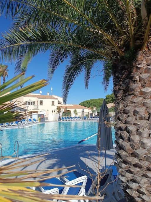 Studio Renove Dans Residence De Vacances Avec Grande Piscine Chauffee, Parking Et Terrasse آجد المظهر الخارجي الصورة